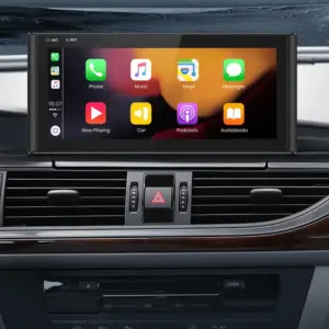 Autonavigacio.hu – Rádió navigáció az Audi A6 A6L A7 -hez 2012 - 2019 GPS és vezeték nélküli CarPlay Android Auto - 1920x720p, 4G – kép 1