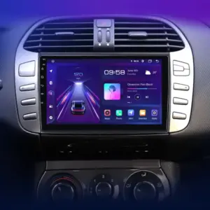 Autonavigacio.hu – Rádió a Fiat Bravo 2007 - 2012 GPS -hez vezeték nélküli CarPlay -vel és Android Auto -val – kép 1