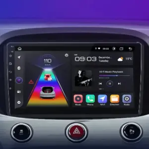 Autonavigacio.hu – Rádió a Fiat 500X -hez 2014 - 2020 között - vezeték nélküli CarPlay és Android Auto – kép 1