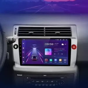 Autonavigacio.hu – Rádió navigáció Citroen C4 2004 - 2009 Android Auto Carplay – kép 1