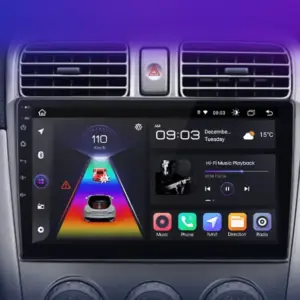 Autonavigacio.hu – Rádió a Subaru Forester SG 2002 - 2008 -hoz vezeték nélküli CarPlay és Android Auto - 2din multimédiás rendszerrel – kép