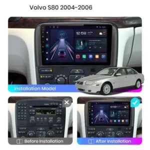 Autonavigacio.hu – Rádió navigáció Volvo S80 1998 - 2006 Carplay Android Auto – kép 2