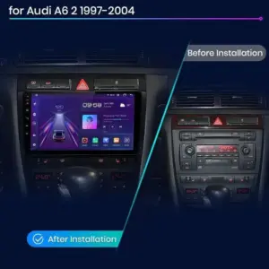 Autonavigacio.hu – Rádió navigáció Audi A6 C5 1997-2004 Carplay Android Auto – kép 2