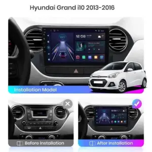 Autonavigacio.hu – Rádió navigáció Hyundai Grand i10 2013 - 2016 Carplay Android Auto – kép 2