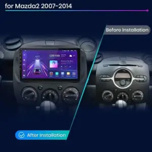 Autonavigacio.hu – Rádió navigáció Mazda 2 2007 - 2014 - CARPlay Android Auto – kép 2