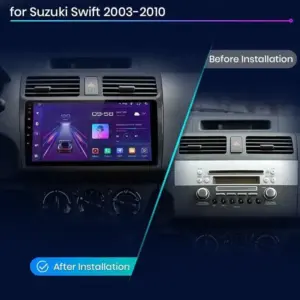Autonavigacio.hu – Rádió navigáció Suzuki Swift 2003 - 2010 - Carplay Android Auto – kép 2