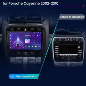 Autonavigacio.hu – Rádió navigáció Porsche Cayenne 2002 - 2010 - Carplay Android Auto – kép 2