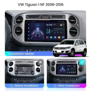 Autonavigacio.hu – Rádió navigáció VW Volkswagen Tiguan 2006 - 2016 Carplay Android Auto – kép 2