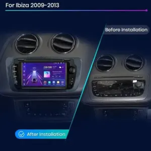 Autonavigacio.hu – Rádió navigációs ülés Ibiza 2009 - 2013 - 2013 Carplay Android Auto – kép 2