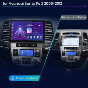 Autonavigacio.hu – Rádió navigáció Hyundai Santa Fe 2 2006 - 2012 - Carplay Android Auto – kép 2