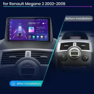 Autonavigacio.hu – Rádió navigáció Renault Megane 2 2002-2009 Android Auto Carplay – kép 2