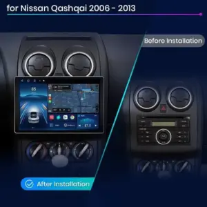 Autonavigacio.hu – Rádió navigáció Nissan Qashqai J10 2006 - 2013 Carplay Android Auto – kép 2