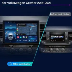 Autonavigacio.hu – Rádió navigációs Volkswagen VW Crafter 2017 - 2021 Carplay Android Auto – kép 2