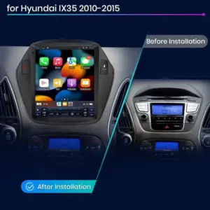 Autonavigacio.hu – Hyundai Tucson navigációs rádió 2 IX35 2010-2015 Android Auto Carplay – kép 2
