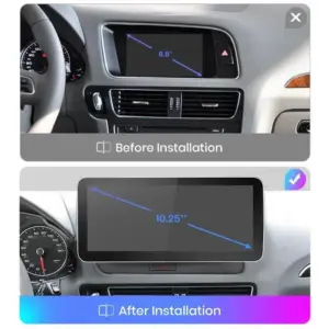 Autonavigacio.hu – Rádió navigáció Audi Q5 2009-2016 10.25 "Android Auto Carplay – kép 2