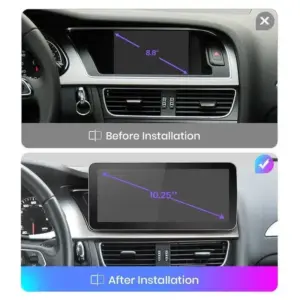 Autonavigacio.hu – Rádió navigáció Audi A4 B8 A5 2009-2017 10.25 "CarPlay Android Auto – kép 2