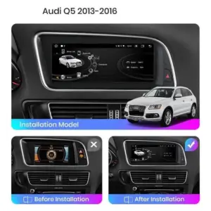 Autonavigacio.hu – Rádió navigáció Audi Q5 2009-2016 Carplay Android Auto – kép 2
