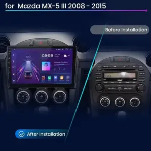 Autonavigacio.hu – Rádió navigáció Mazda MX -5 2008 - 2015 Android Auto Carplay – kép 2