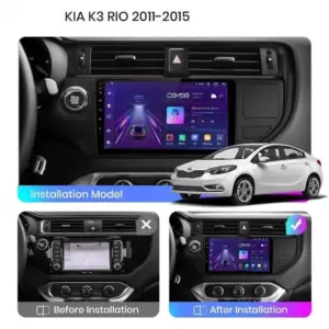 Autonavigacio.hu – Rádió navigáció Kia Rio 2011-2015 Android Auto Carplay – kép 2