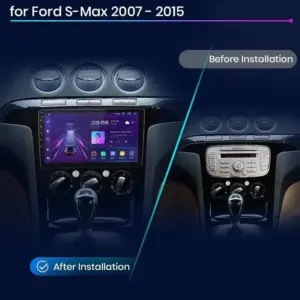 Autonavigacio.hu – Rádió navigáció Ford S-Max 2007-2015 Android Auto Carplay – kép 2
