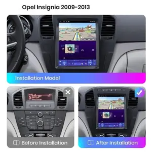 Autonavigacio.hu – Rádió navigáció Opel Insignia 2009-2013 Android Auto Carplay – kép 2