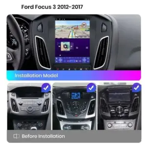 Autonavigacio.hu – Rádió navigáció Ford Focus MK3 2012-2017 Android Auto Carplay – kép 2