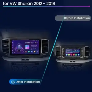 Autonavigacio.hu – Rádió navigációs Volkswagen VW Sharan 2012 - 2018 Android Auto Carplay – kép 2