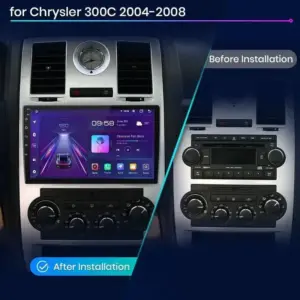 Autonavigacio.hu – Rádió navigáció Chrysler 300C Aspen 2004 - 2008 Android Auto Carplay – kép 2