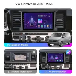 Autonavigacio.hu – Rádió navigáció Volkswagen VW Caravelle 2015-2020 Android Auto Carplay – kép 2
