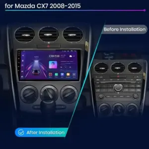 Autonavigacio.hu – Rádió navigáció Mazda CX -7 2008 - 2015 Android Auto CarPlay CX7 – kép 2