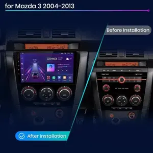 Autonavigacio.hu – Rádió navigáció Mazda 3 BK 2004-2013 Carplay Android Auto – kép 2