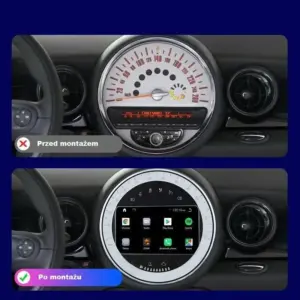 Autonavigacio.hu – Rádió navigáció BMW Mini Cooper R56 R60, 2007-2013, Carplay Android Auto – kép 2