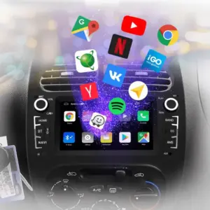 Autonavigacio.hu – Rádió navigáció Peugeot 206 206CC 206SW 2001-2016 Android Auto Carplay – kép 3