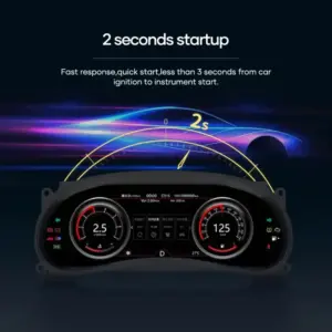 Autonavigacio.hu – 12,3 hüvelykes digitális virtuális FIS műszerfal a Jeep Wrangler 2011-2017-hez – kép 3