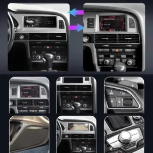 Autonavigacio.hu – Rádió navigáció Audi A6 C6 2005-2011 Carplay Android Auto – kép 4