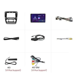 Autonavigacio.hu – Rádió navigációs skoda octavia 2 A5, 2006 - 2013 Android Auto Carplay – kép 7