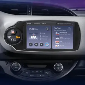 Autonavigacio.hu – Navigációs rádió Toyota Yaris 2012-2017 Android Auto Carplay – kép 8