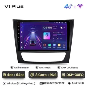 Autonavigacio.hu – Rádiónavigáció Mercedes Benz e w211 e300 2002-2010 Android Auto Carplay – kép 9