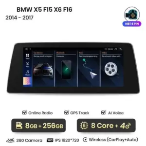 Autonavigacio.hu – Rádió navigáció BMW X5 F15 X6 F16 2014-2017 CarPlay Android Auto – kép 9