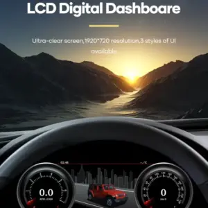 Autonavigacio.hu – 12,3 hüvelykes digitális virtuális FIS műszerfal a Jeep Wrangler 2011-2017-hez – kép 9