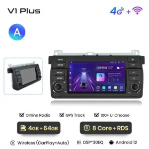 Autonavigacio.hu – Rádió navigáció BMW 3 E46 CarPlay Android Auto – kép 10