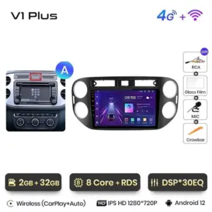 Autonavigacio.hu – Rádió navigáció VW Volkswagen Tiguan 2006 - 2016 Carplay Android Auto – kép 11