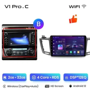 Autonavigacio.hu – Rádió navigáció Toyota RAV 4 2012 - 2018 - CARPLAY Android Auto – kép 11