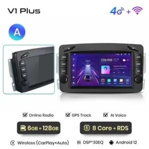 Autonavigacio.hu – Rádiónavigáció Mercedes Benz Clk w209 w203 w463 w208 Carplay Android Auto – kép 11