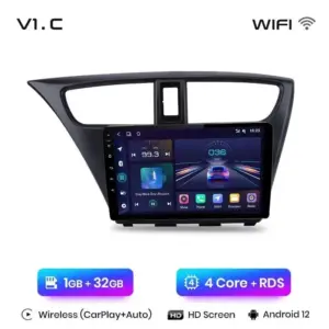 Autonavigacio.hu – Rádió navigáció Honda Civic 9 2012-2017 Android Auto Carplay – kép 11