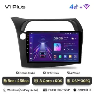 Autonavigacio.hu – Rádió navigáció Honda Civic Hatchback 2005-2011 Android Auto Carplay – kép 11