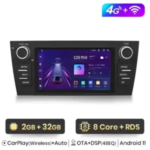 Autonavigacio.hu – Rádió navigáció BMW 3 E90 E91 E92 E93 Android Auto CarPlay – kép 11