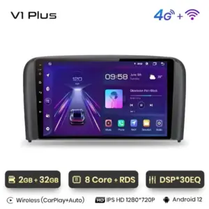 Autonavigacio.hu – Rádió navigáció Volvo S80 1998 - 2006 Carplay Android Auto – kép 12