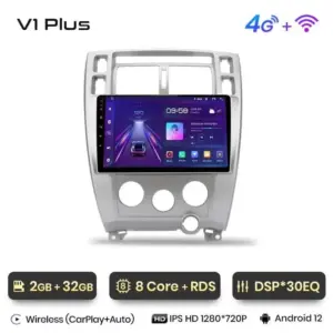 Autonavigacio.hu – Rádió navigáció Hyundai Tucson 2006 - 2013 Carplay Android Auto – kép 12