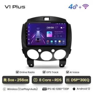 Autonavigacio.hu – Rádió navigáció Mazda 2 2007 - 2014 - CARPlay Android Auto – kép 12